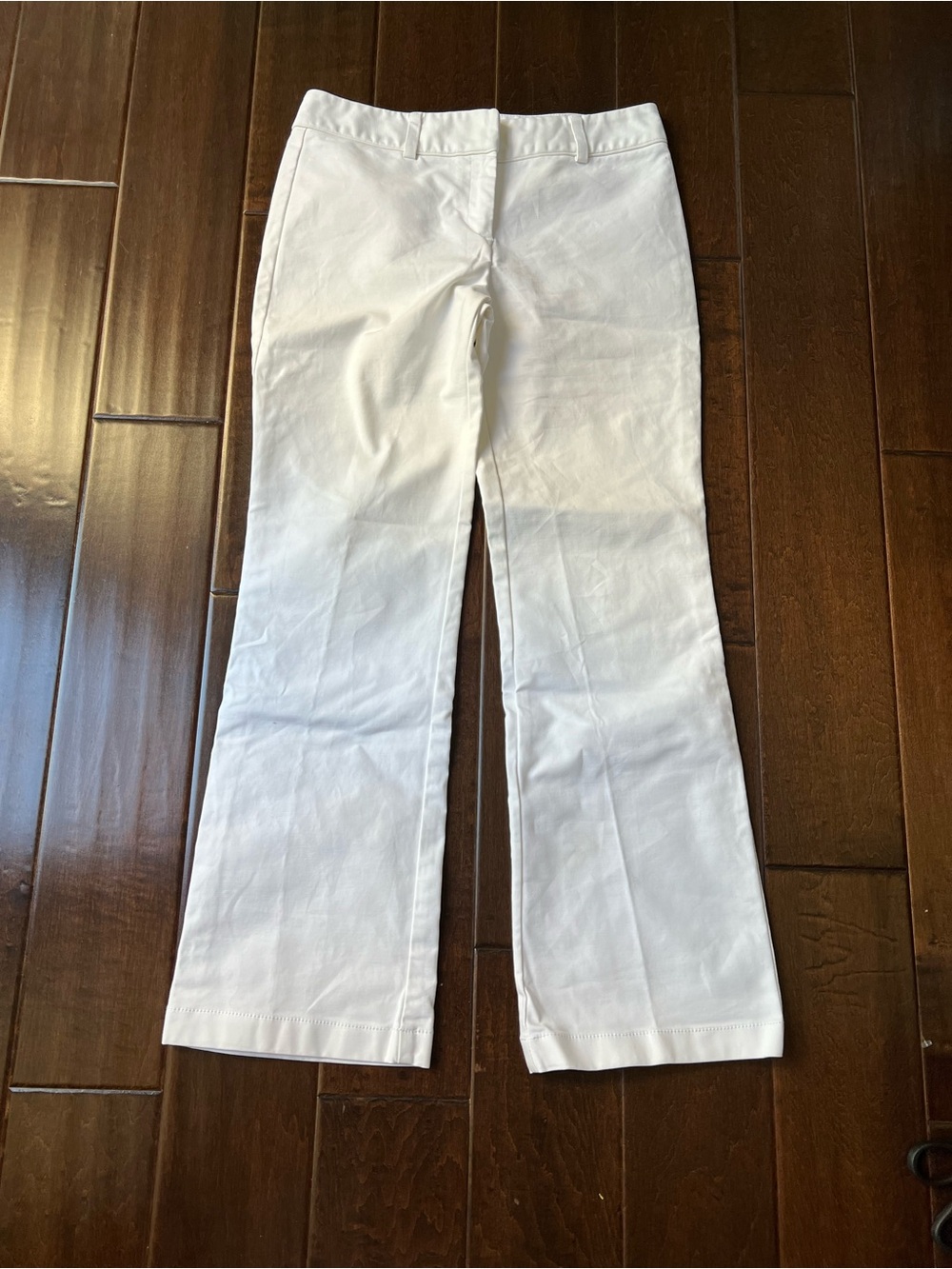 Ann Taylor White Petites Jean Trousers